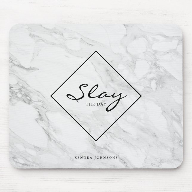 Moderner Marmor Mousepad (Vorne)