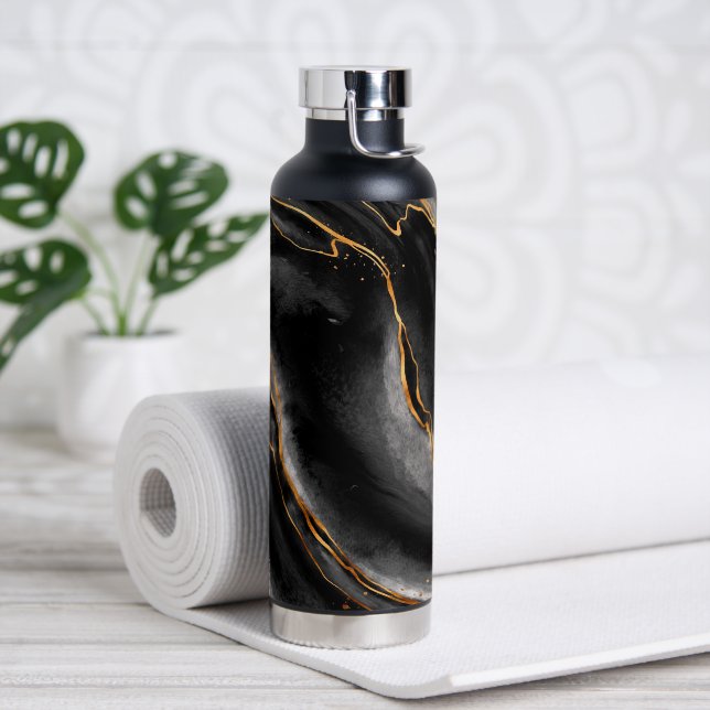 Moderner Marmor Trinkflasche (Yoga)