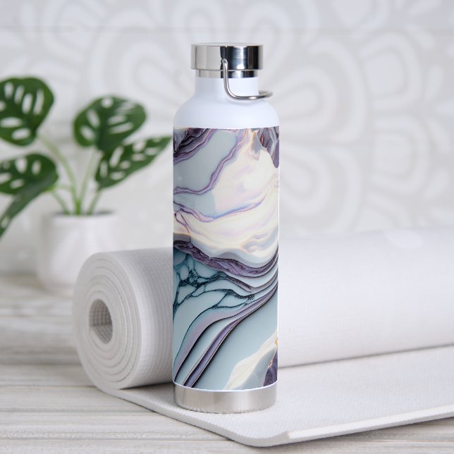 Moderner Marmor Trinkflasche (Yoga)