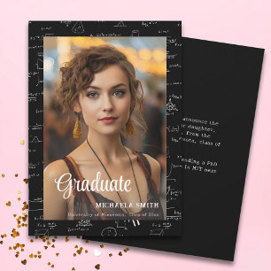 Moderner Mathematik Script Foto Uni-Abschluß Ankündigung