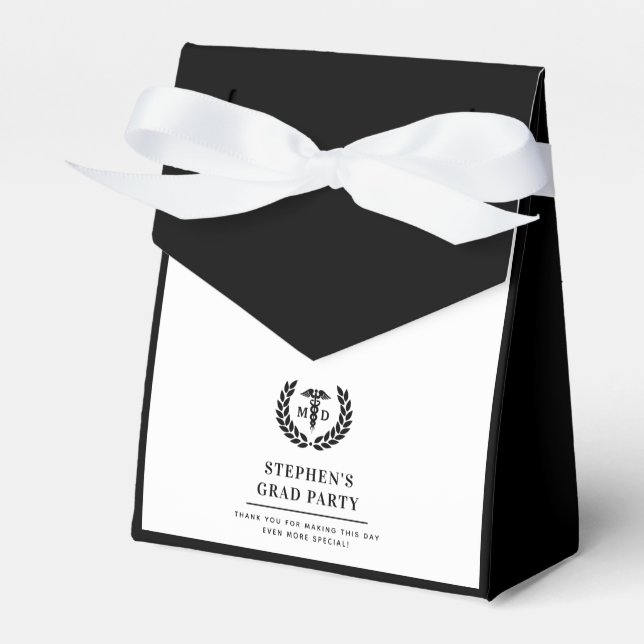 Moderner MD Doktor der Medicine Med School Abschlu Geschenkschachtel (Vorderseite)
