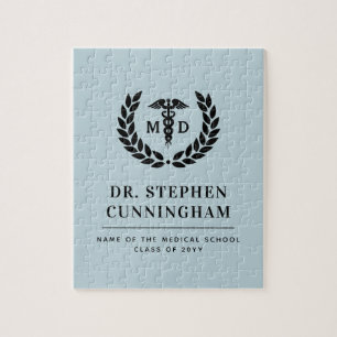 Moderner MD Doktor der Medicine Med School Abschlu Puzzle