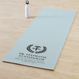 Moderner MD Doktor der Medicine Med School Abschlu Yogamatte