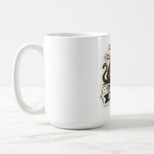 Moderner Mensch Lustiger Affe Smartphone Soziale M Kaffeetasse