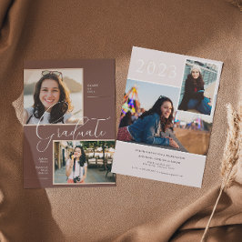 Moderner Minimal Boho | ABSCHLUSS FOTO PARTY Einladung