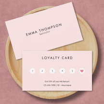 Moderner Minimaler Blush Pink Haarstylist