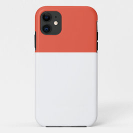 Moderner, minimaler, fett orangefarbener Farbblock Case-Mate iPhone Hülle