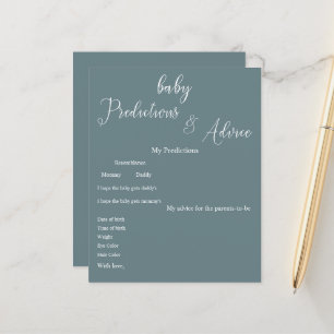 Moderner minimaler Kalligrafie-Baby-Shower-Spiel-F