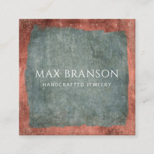 Moderner Minimaler Schmuckdesigner Quadratische Visitenkarte