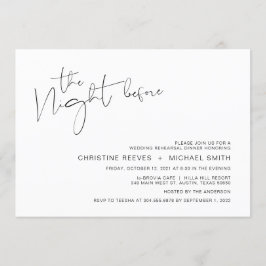 Moderner Minimalismus Lässige Probe Einladung