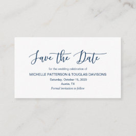 Moderner Minimalismus-Schriftart Hochzeit der Mari Begleitkarte
