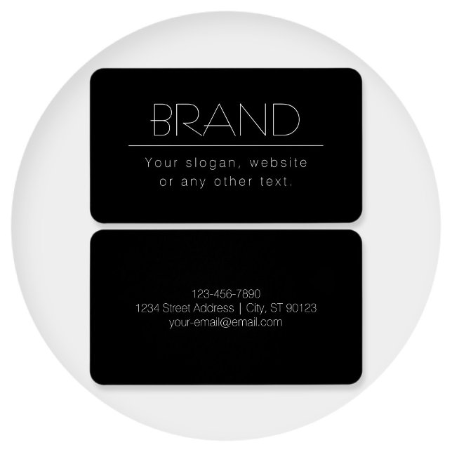 Moderner, minimalistisch bearbeitbarer Text | Schw (Von Creator hochgeladen)