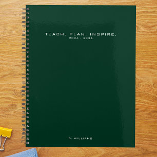 Moderner Minimalistisch Teacher School Green Plane Planer