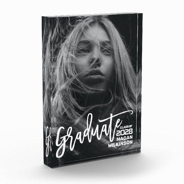 Moderner Minimalistischer Abschluss Fotoblock (Links)