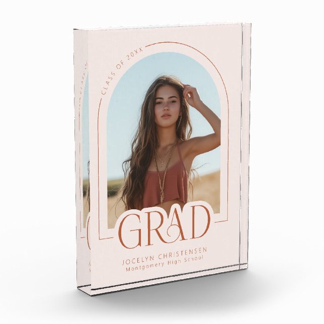 Moderner Minimalistischer Abschluss Keepake Foto B (Links)