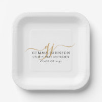 Moderner Minimalistischer Abschluss mit Gold Scrip