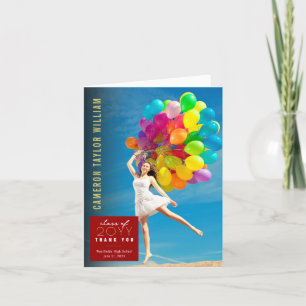 Moderner Minimalistischer Abschluss zum Einfachen Dankeskarte