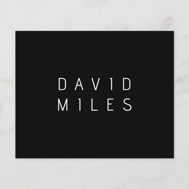 Moderner minimalistischer, bearbeitbarer Name | Sc Flyer (Vorne)