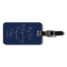 Moderner Minimalistischer Bridesmaid-Vorschlag Scr