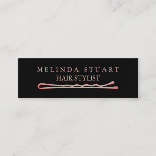 Moderner Minimalistischer Chic Elegante Treppe Mini Visitenkarte