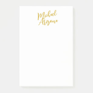 Moderner Minimalistischer einfacher Schlichter Han Post-it Klebezettel