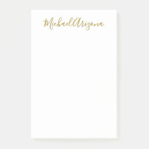 Moderner Minimalistischer einfacher Schlichter Han Post-it Klebezettel