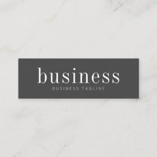 Moderner Minimalistischer, eleganter QR-Code Mini Visitenkarte