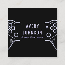 Moderner Minimalistischer Game Tester Designer Coo Quadratische Visitenkarte