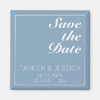 Moderner Minimalistischer Gletscher Blau & Weiß Re