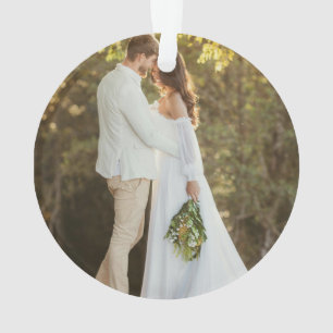 Moderner Minimalistischer Hochzeitkalender Save th Ornament