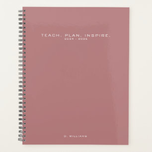 Moderner minimalistischer Lehrer-Schul-Planer Planer