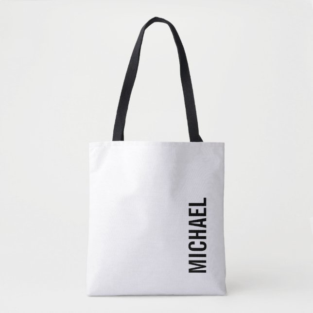 Moderner Minimalistischer Personalisierter Name (Vorderseite)