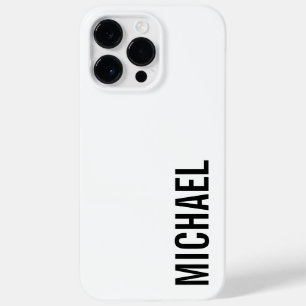 Moderner Minimalistischer Personalisierter Name Case-Mate iPhone 14 Pro Max Hülle