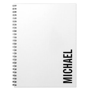 Moderner Minimalistischer Personalisierter Name Notizblock