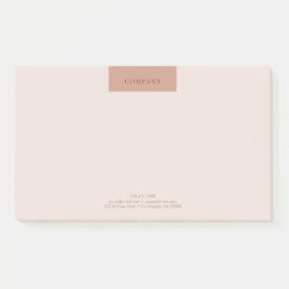 Moderner Minimalistischer Plantypo-warmer Kaffee Post-it Klebezettel