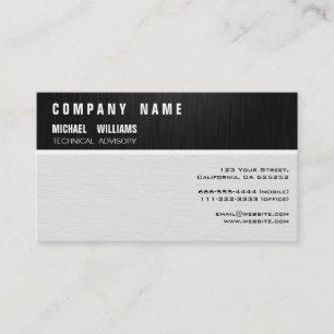 MODERNER MINIMALISTISCHER Professioneller ELEGANT Visitenkarte