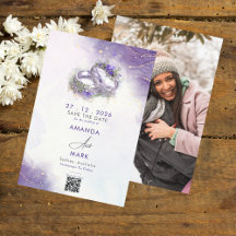 Moderner Minimalistischer QR-Code für Lilac Save t