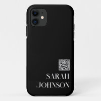 Moderner minimalistischer QR-Code für Logos Berufl