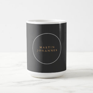 Moderner Minimalistischer Schlichter Eleganter Gra Kaffeetasse