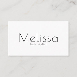 Moderner Minimalistischer Schwarz-weißer QR-Code Visitenkarte