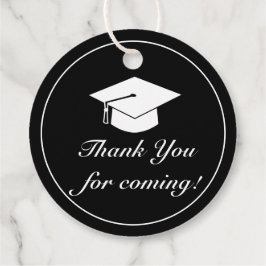 Moderner Minimalistischer Schwarzer Abschluss Viel Geschenkanhänger