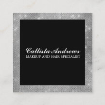 Moderner Minimalistischer Silver Glitzer Einfaches