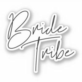 Moderner minimalistischer Stamm Aufkleber