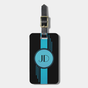Moderner mit Monogramm Gepäck-Umbau Gepäckanhänger