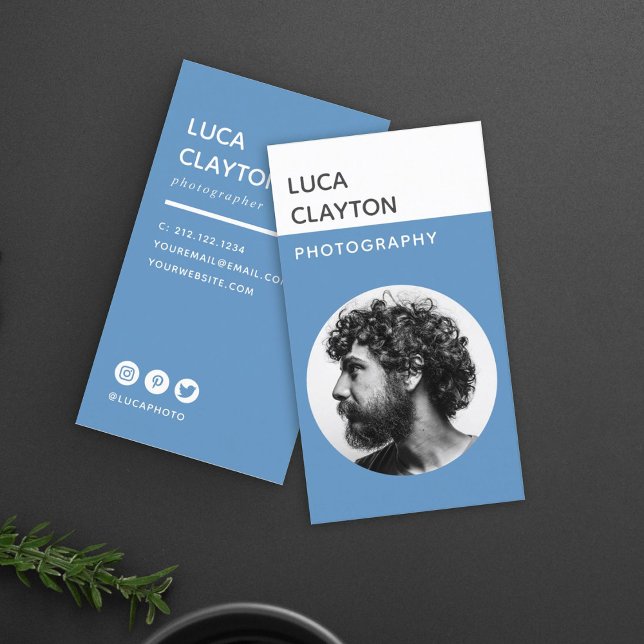 Moderner, moderner, stilvoller Typograf Visitenkarte (Von Creator hochgeladen)