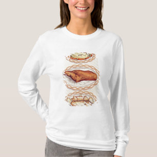 Moderner Modus des Umhüllungs-Geschirrs, von Frau T-Shirt
