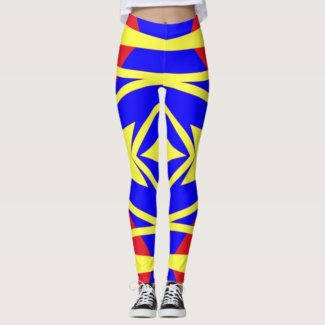 Moderner Multicolor Klassiker "Ratti_Creative_Arts Leggings (Vorderseite)