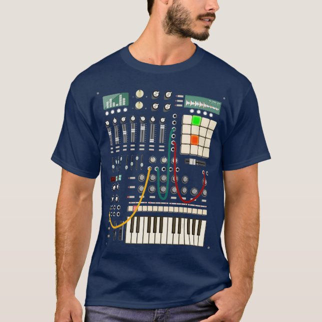 Moderner Musikproduzent und elektronischer Musiker T-Shirt (Vorderseite)
