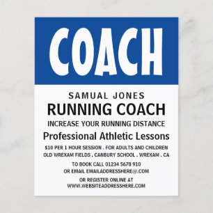 Moderner, mutiger, athletischer Lektion Werbung Fl Flyer