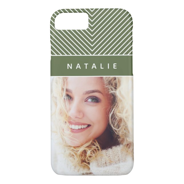 Moderner, mutiger, grafischer geometrischer Case-Mate iPhone hülle (Rückseite)